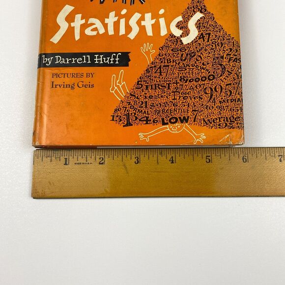 How to Lie with Statistics by Darrell Huff 1954 9th Printing HC/DJ Illustrations - Picture 16 of 16